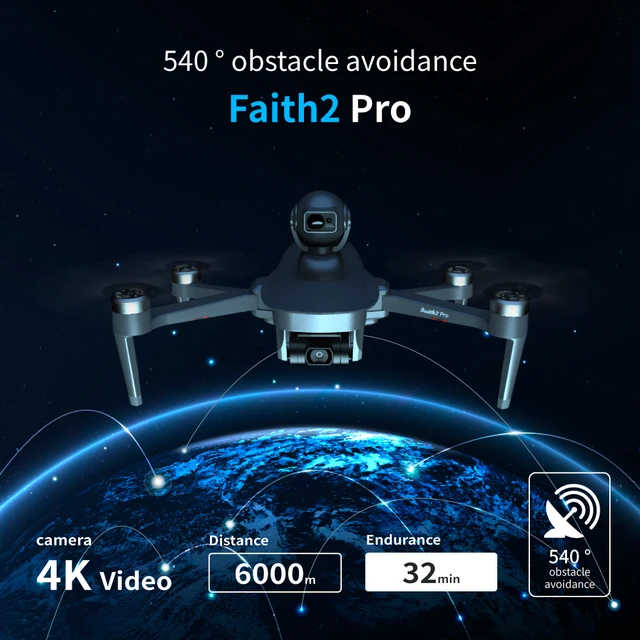 C-FLY new Faith 2Pro 4K camera 540 degree obstacle avoidance 3-axis gimbal 6KM image transmission of Sony lens drone 1