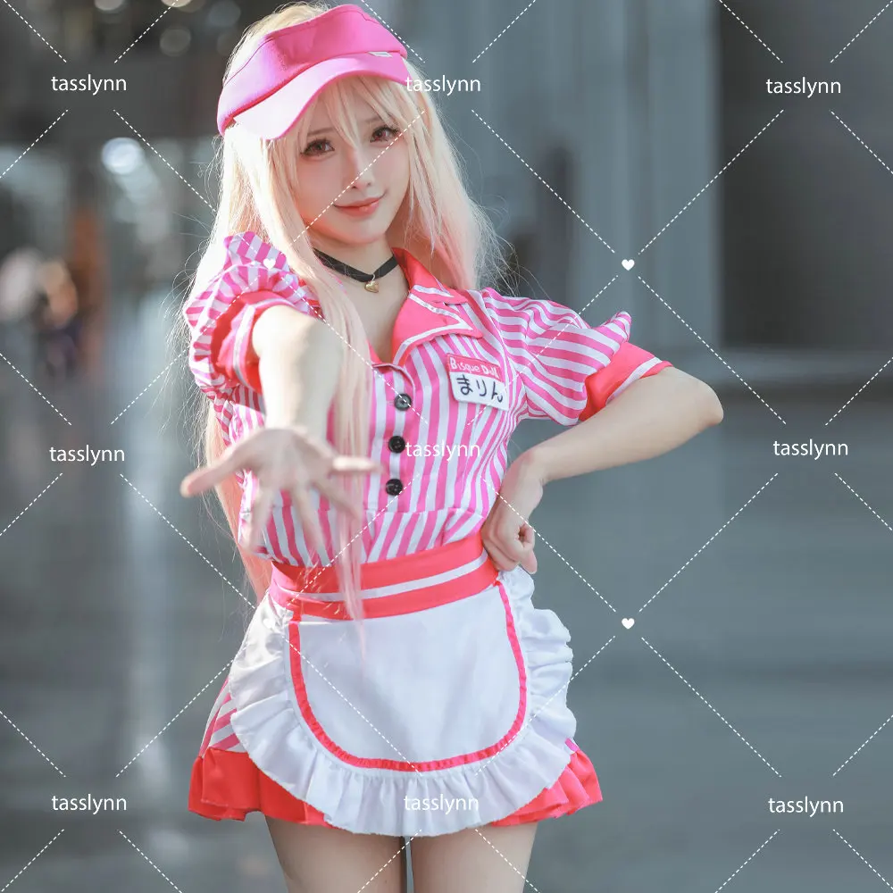 Anime meu vestido querida fantasia de cosplay para mulheres, Marin