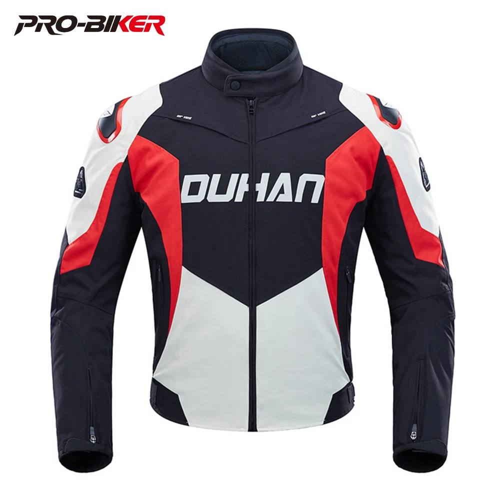 DUHAN 오토바이 자켓 남자 탈착식 라이너 Giacca Moto Uomo 방수 ..