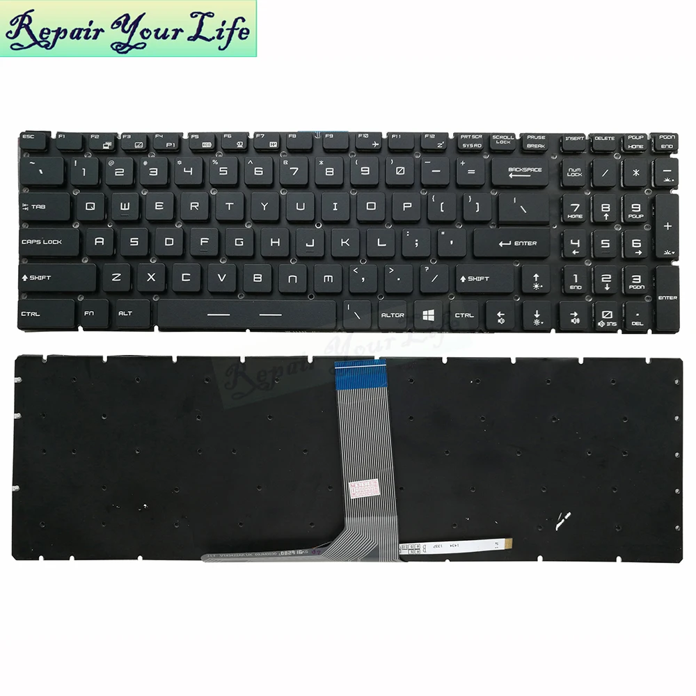 Teclado Retroiluminado Colorido para Msi Eua Francês Rgb Gs60 Gs70 Gs72 Ge62 Ge72 Gt72 Gt72s 6qd 6qe 6qf Ms1782 Ms-1783 Ms-1772 16u6 - Imagem 5
