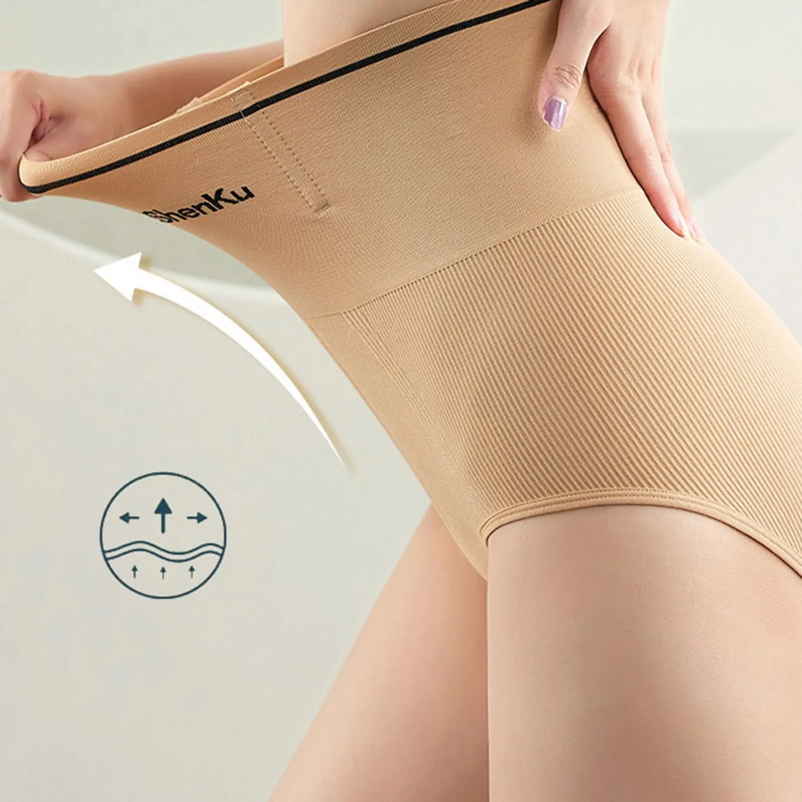 Postpartum High Waist Abdominal Lifting Buttock Panties Female Body Shaping Body Shaping Bundle Waist Summer Pantyhose in A Can