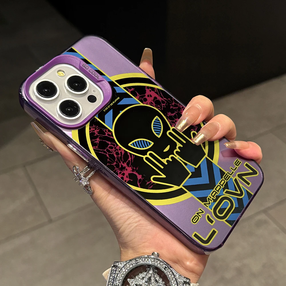 coque de téléphone rappeur jul c'est pas des lol, étui rigide mat pour apple iphone 16 15 14 plus 13 12 11 iphone16 pro max x xs xr 8 7