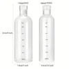 500/750ml Water Bottle With Time Marker Cover For Water Drink Large Capacity Plastic Transparent Milk Juice Cup Birthday Gift 4