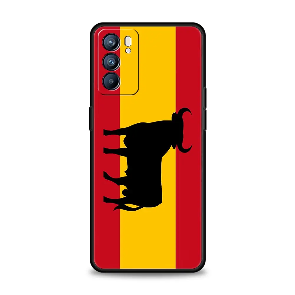 Spain Bull Flag Design Phone Case Cover