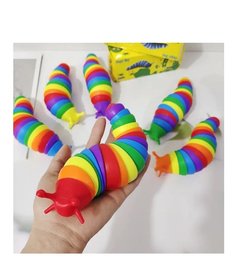 Snail Seal Transform Caterpillar Fidget Toys Adult Kids Decompression Venting Children's Educational Toys
