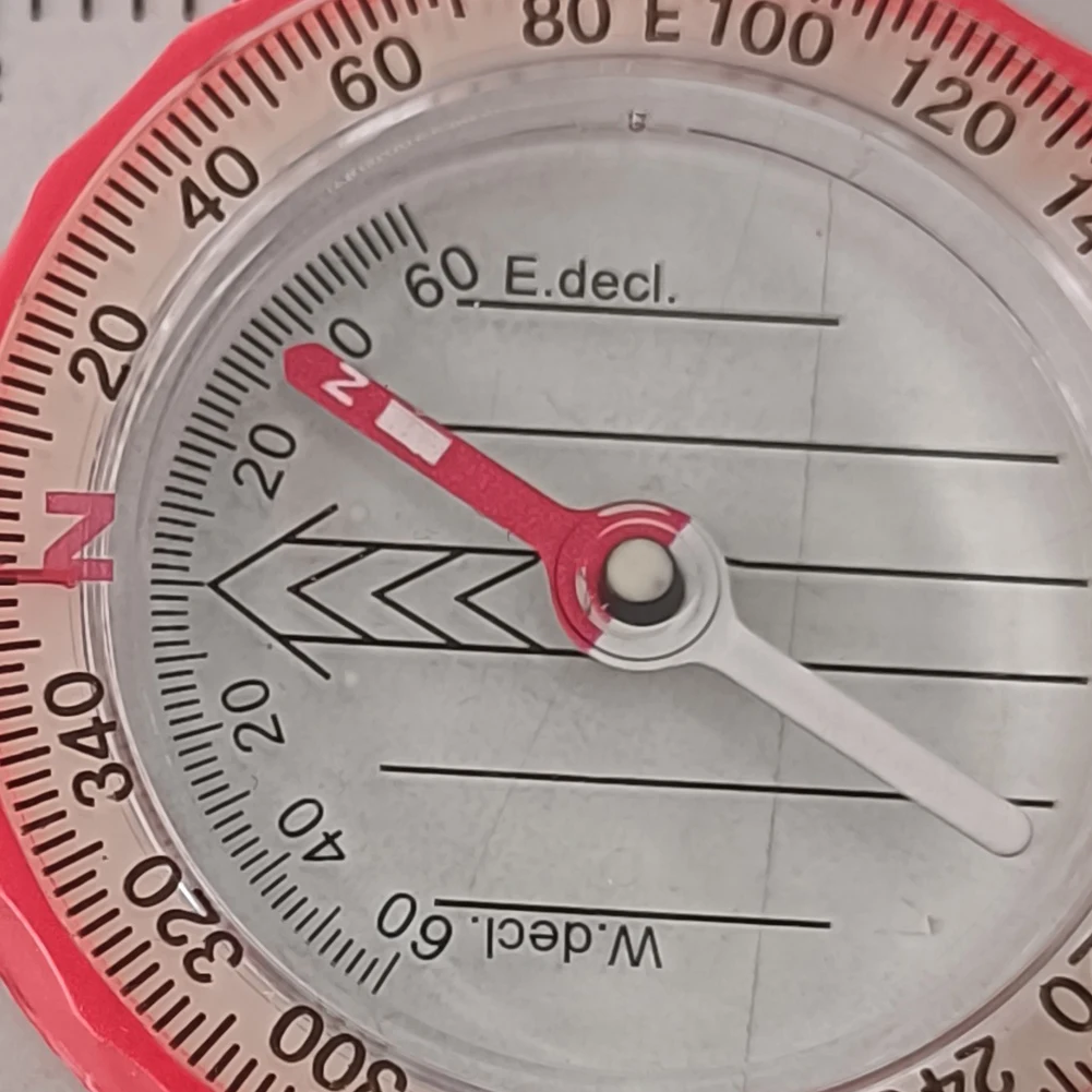 빛나는 모험 창고용 나침반 고정밀 방수 나침반 여행 도구 등산, 자전거 타기, 탐험용 다기능 도구