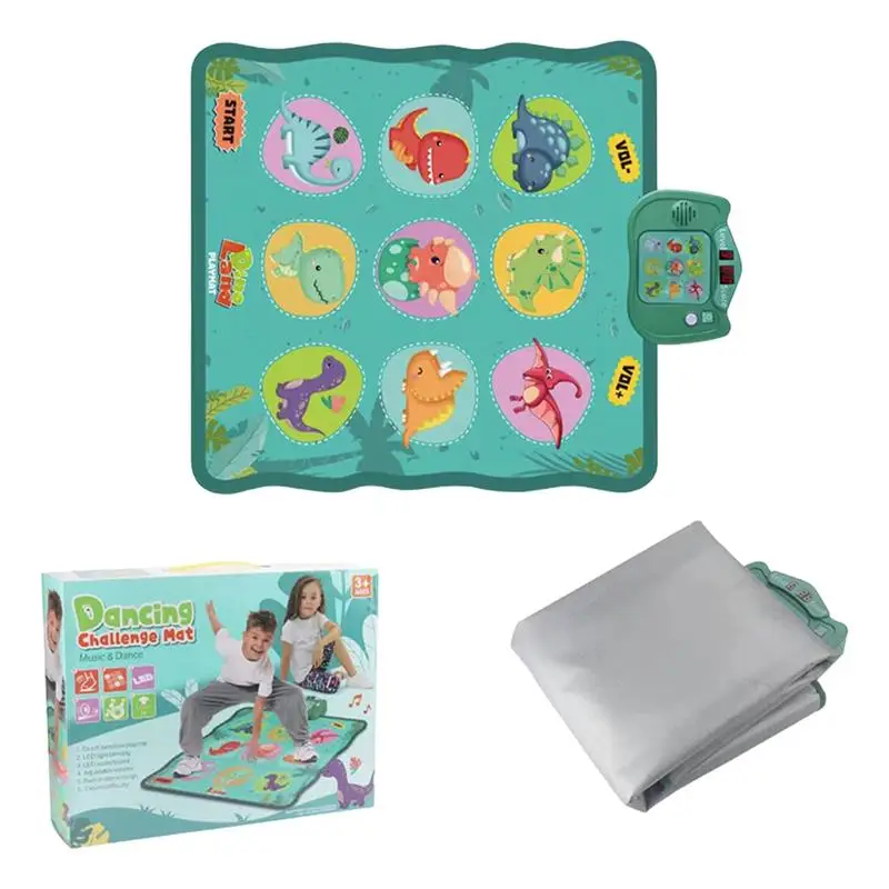 

Dinosaur Pattern Dance Mat Educational Toys For Kids Anti-Slip And Kids-Friendly Material Early Education Toys Gift For 3 4 5