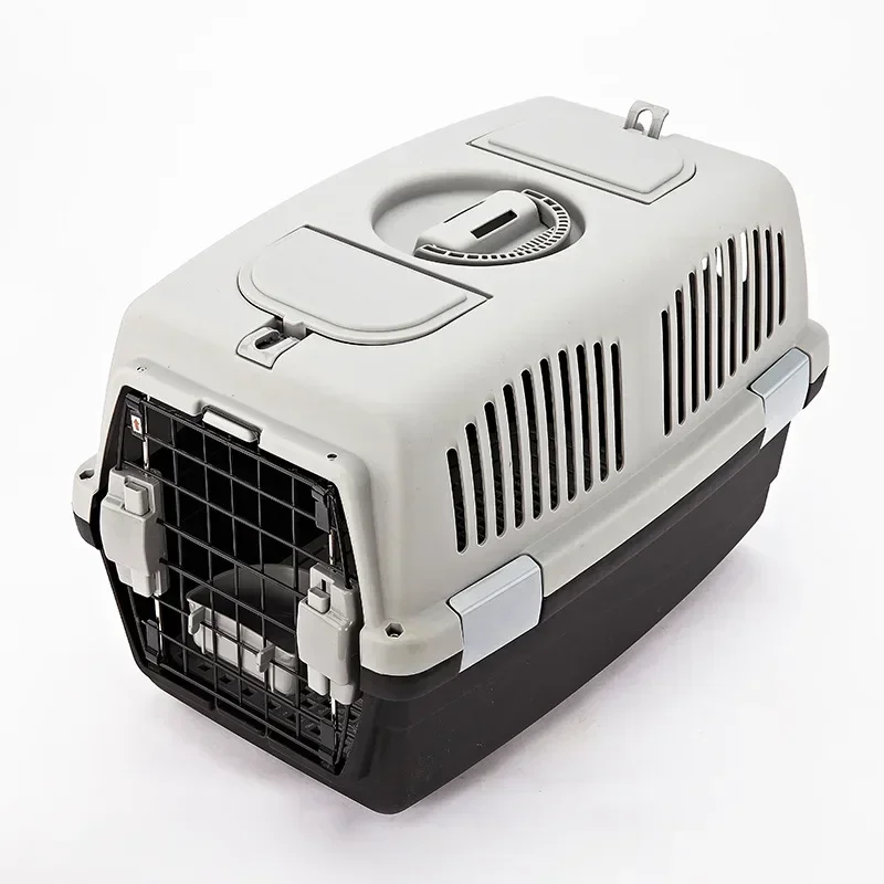 Pet Air Box Air Transport Pet Cage When Traveling Portable Plastic Shipping Box for Large Dogs Portable Travel Carrier