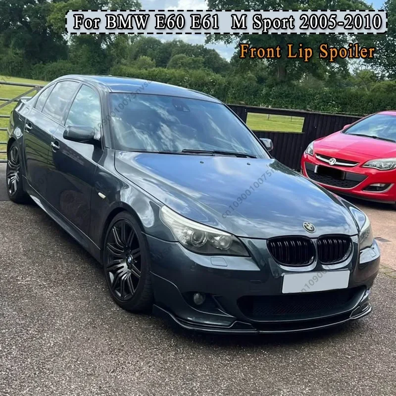 Front Bumper Lip Spoiler Splitter Diffuser Guard Bodykit For BMW 5 E60 E61 M Sport 2005-2010 525i 530i 540i 550i (Not for M5) car bumper spoiler bumper lip bumper lip decoration front bumper decoration front bumper cover bumper protector