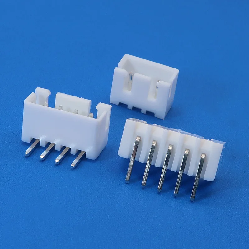 온도 저항 소켓 암 소켓 인서트, 공급 커넥터, XH2.54 간격, 흰색 수평 벤딩 핀, 2P-16P, 10 개