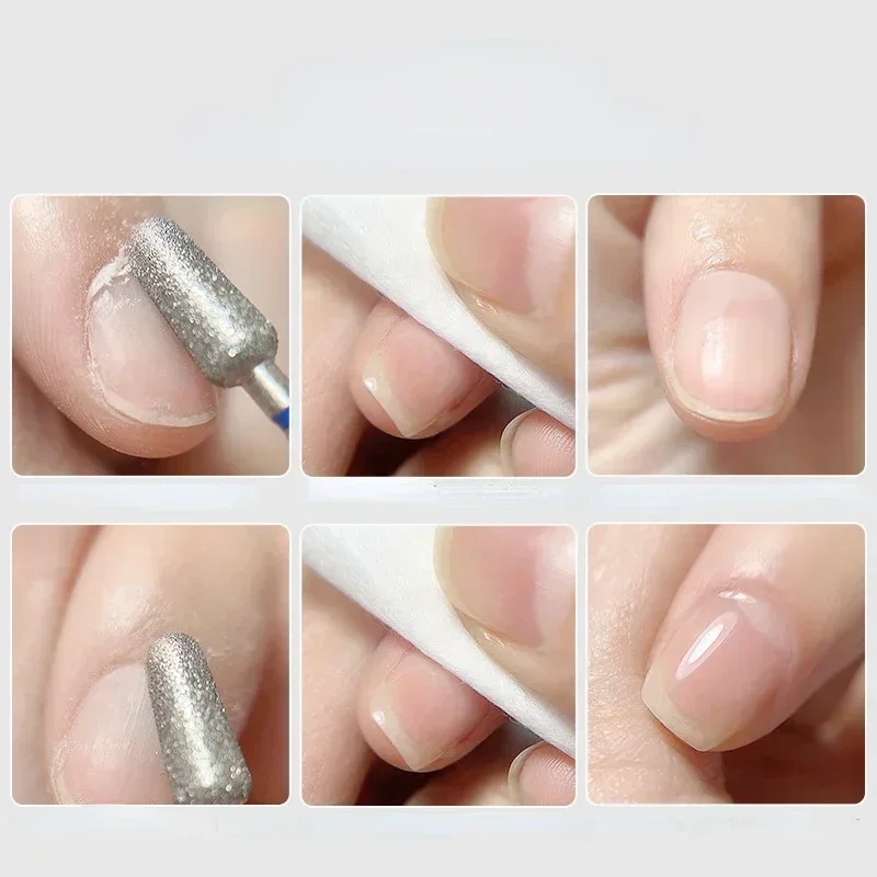 1/2Pcs Safety Nail Drill Bits Tungsten Drill Bit Cuticle Remover Electric Nail File Machine Cuticle Clean polish Tools