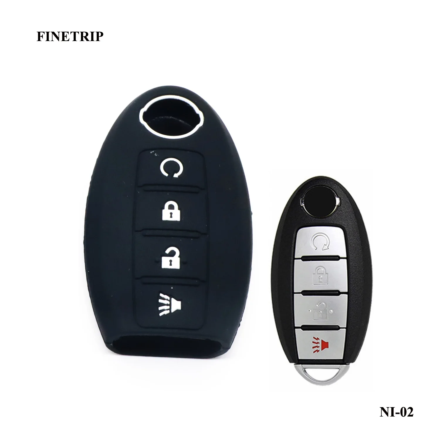 Key Case Key Case Cover Remote Control Case Cover Silicone Car Remote Key Case Cover Nissan Altima Maxima Murano Sentra Versa Titan Leaf Juke Quest Elgrand NV200 Note Tiida
