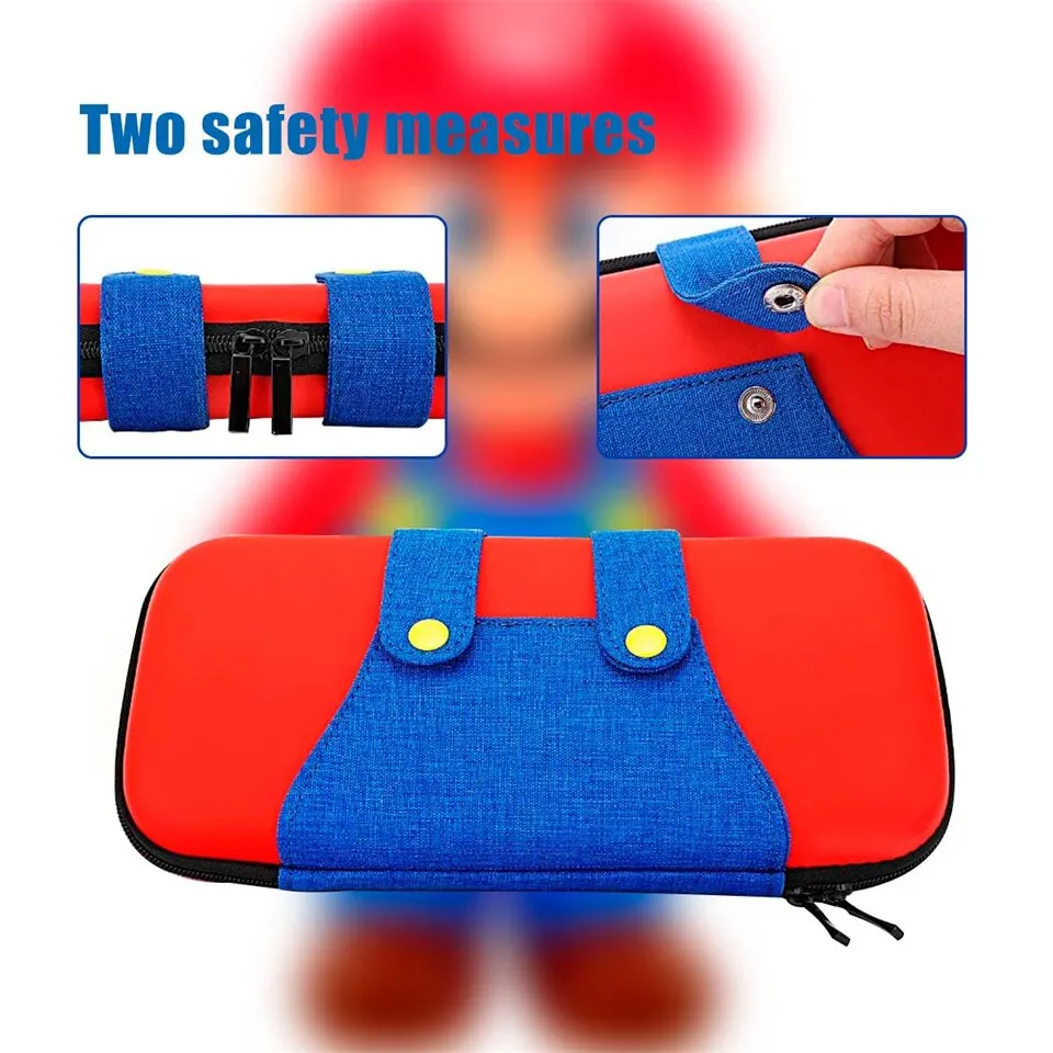 Nintendo Switch Case GAMINJA Storage Bag for Nintendo Switch Portable NS Console Nintendo Switch OLED Game Accessories Carrying Case Travel Cover Set