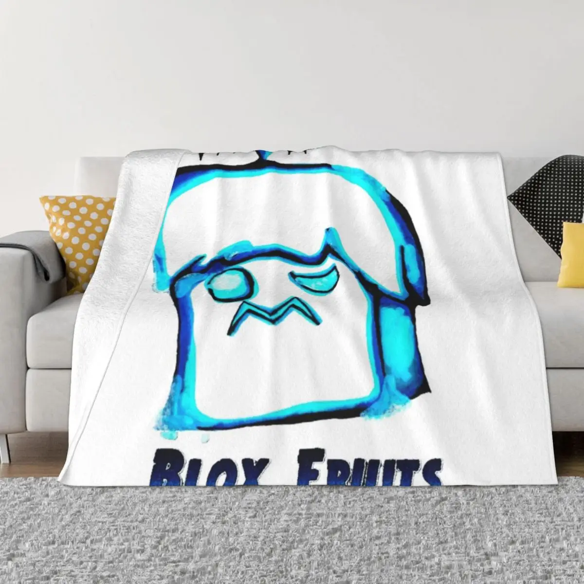 

Blox Fruits: Blizzard Fruit (boiz 1) Throw Blanket Blankets For Bed christmas gifts Softest Sofa Throw Blankets