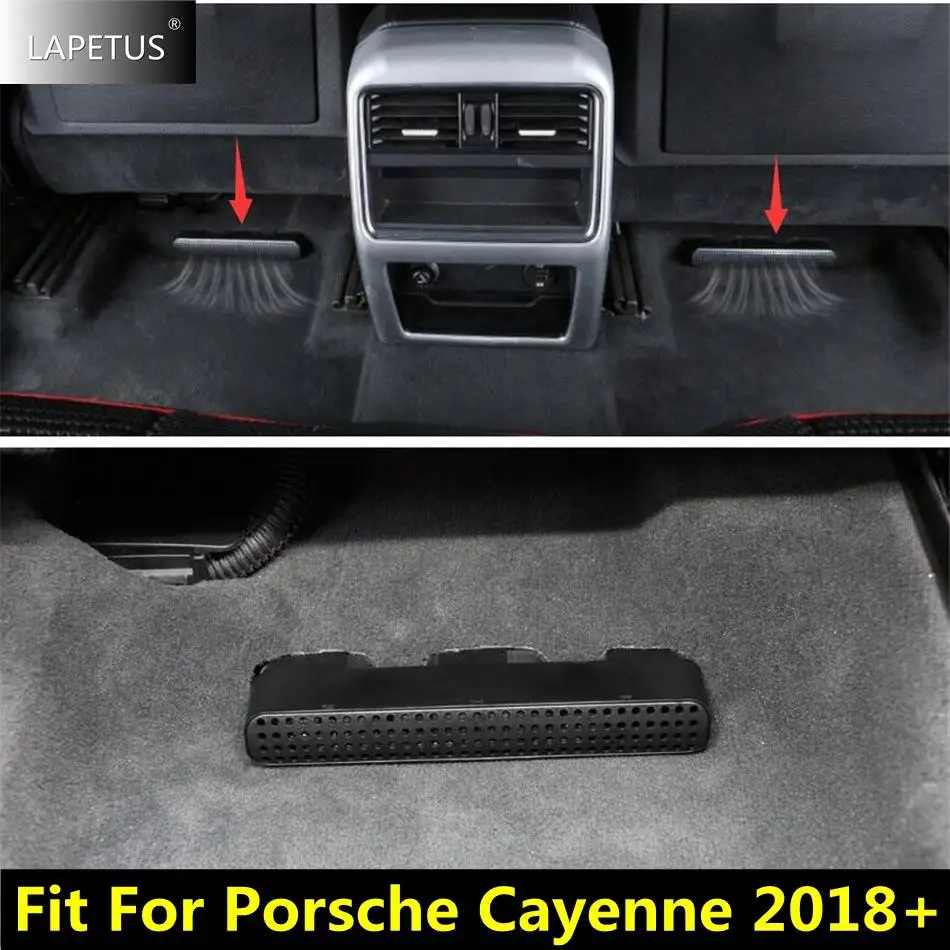 

Car Accessories Seat Under Air Conditioner AC Outlet Vent Dust Plug Molding Protection Cover Kit For Porsche Cayenne 2018 - 2023