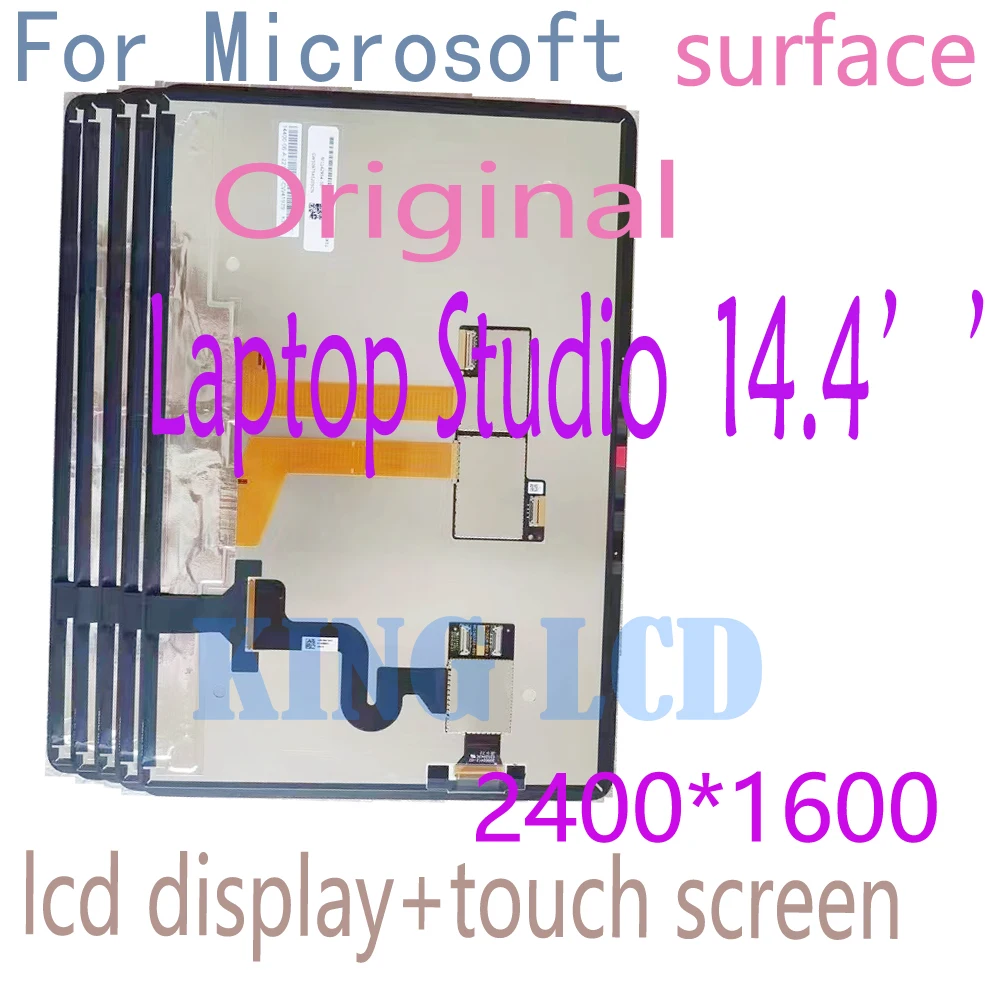 Nuovo Lcd Originale Da 14.4 "Per Microsoft Surface Laptop Studio Display Lcd Touch Screen Digitizer Assembly Sostituzione I7 11370H