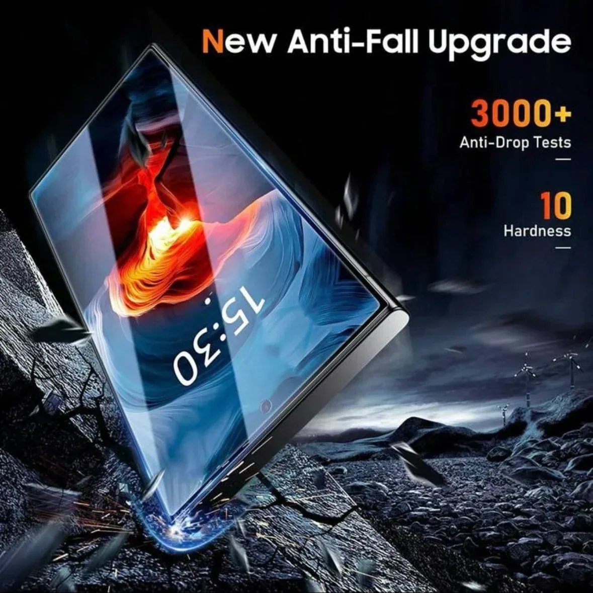 Premium 4-Pack Tempered Glass Screen Protectors - Full Coverage Edge-to-Edge Protection, 9H Hardness
