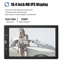 ESSGOO 10.1 pouces rotatif IPS écran tactile unique DIN voiture stéréo unité principale sans fil Carplay Android Auto Radio USB AUX TF 3