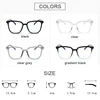 New Anti-blue Light Light Glasses Unisex Classic Square Black Clear Eyeglasses Flat Eyewear Computer Goggles Anti-UV Sunglasses 6