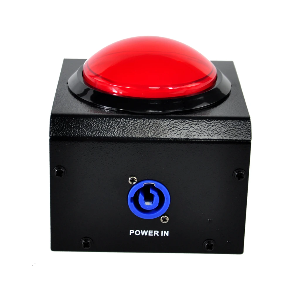 TIPTOP Red Button Manual Electrical Power Controller For Stage Effect Machine 2 Port Output Directly Control