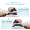 Butterfly Memory Foam Pillows Butterfly Shaped Relaxing Cervical Slow Rebound Neck Pillow Pain Relief Sleeping Orthopedic Beding 6