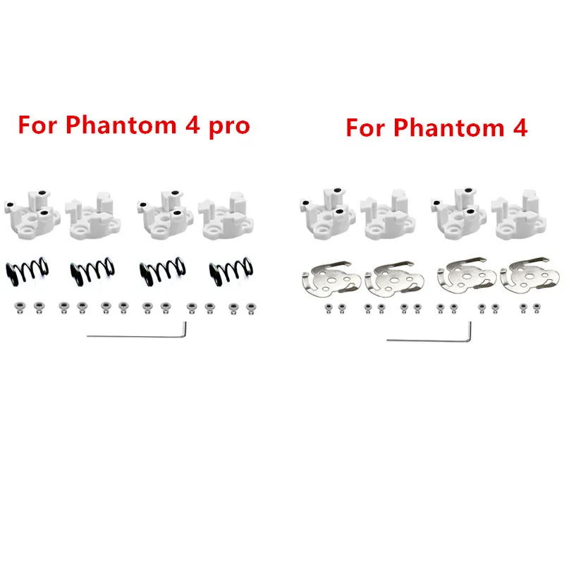 4pcs / Set Propeller Base Motor Pad Replacement Repair Spare Parts for DJI Phantom 4 / Phantom 4Pro Drone Accessories