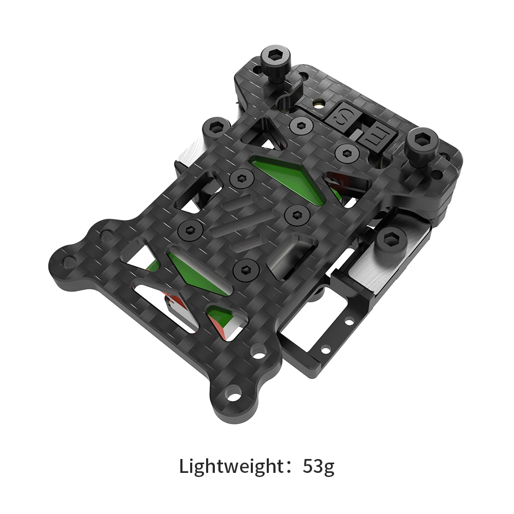 Fysetc-suporte de Trilho de Guia Linear Torneira de Fibra de Carbono Ultra Peso Usinagem Cnc para Voron 2.4 Impressora 3d Trident 5v 24v - Imagem 5
