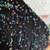 250g 500g Beautiful coloured glaze bead Yarn for knitting Handwork Knit sequins threads Crochet Colorful yarn Match t49 1