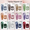 NAILCO 10ml Cat Eye Gel Polish Magic Magnetic Stick Cat Eye Gel Nail Soak Off UV Manicure Chameleon Gel Crystal Cat Eye Polish 1