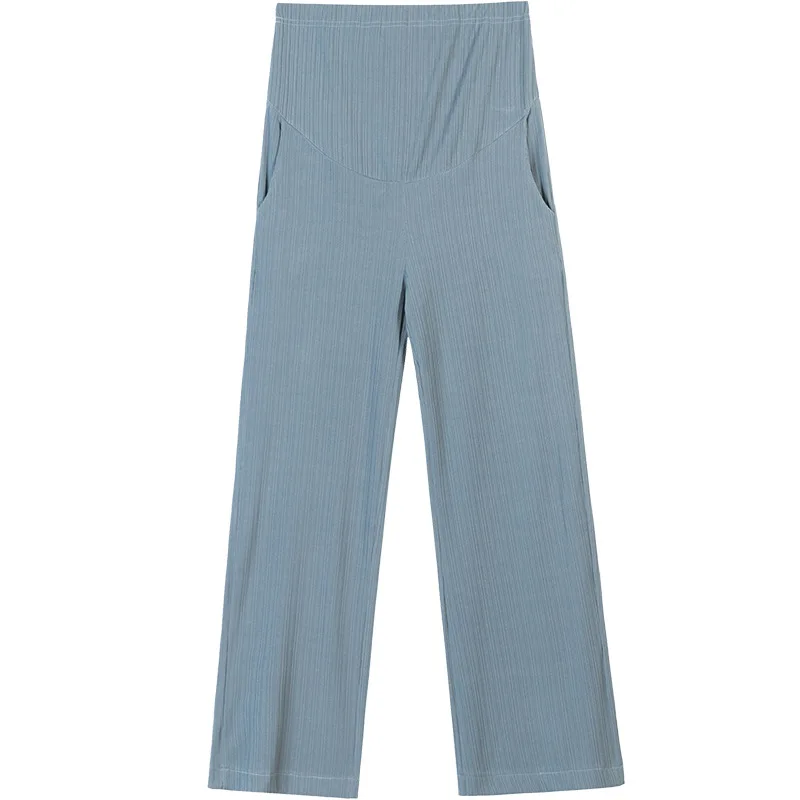 Maternity Clothings Thickened Belly Pants Clothes for Pregnant Women Casual Pants Loose Maternity Pants 5