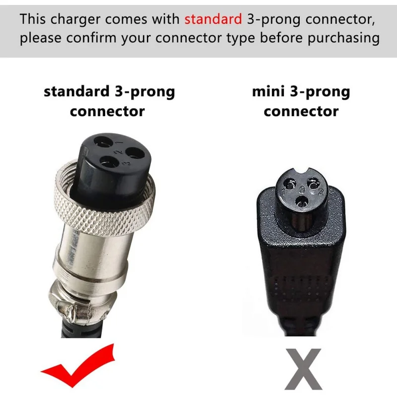 Universal 24V Battery Charger for Electric Scooters and Ride-Ons