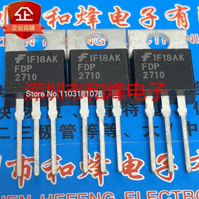 

(10PCS/LOT) FDP2710 TO-220 250V 50A New Original Stock Power chip