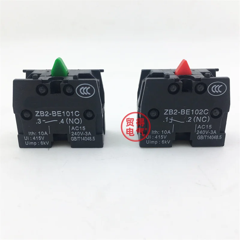 1 шт. XB2 zb2-be101c 102c нормально открытый и закрытый вспомогательный контактный
