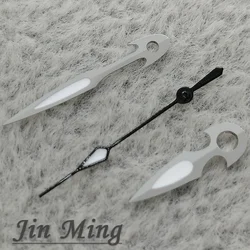 High Quality Super C3 Luminous Fish Design Watch Hands (Silver Black)