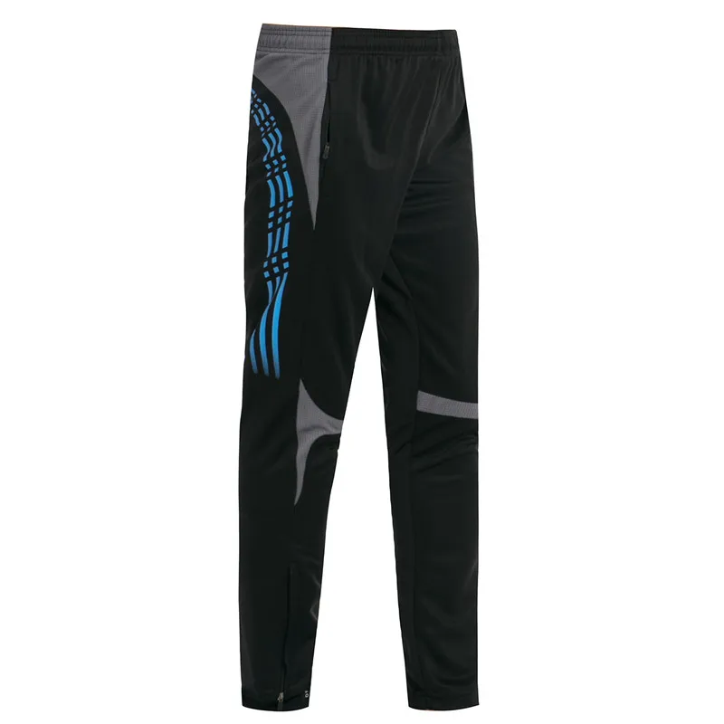 Men Football Training Pants Breathable Sport Pants Running Zipper Pockets Jogging Basketball Cycling Sports Trousers