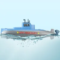 Creative Wind Up Submarine Bath Toy Boat Tricky Water Toys Pool Diving Toy Bathtub Floating Model Kids Bathtime Toy 1