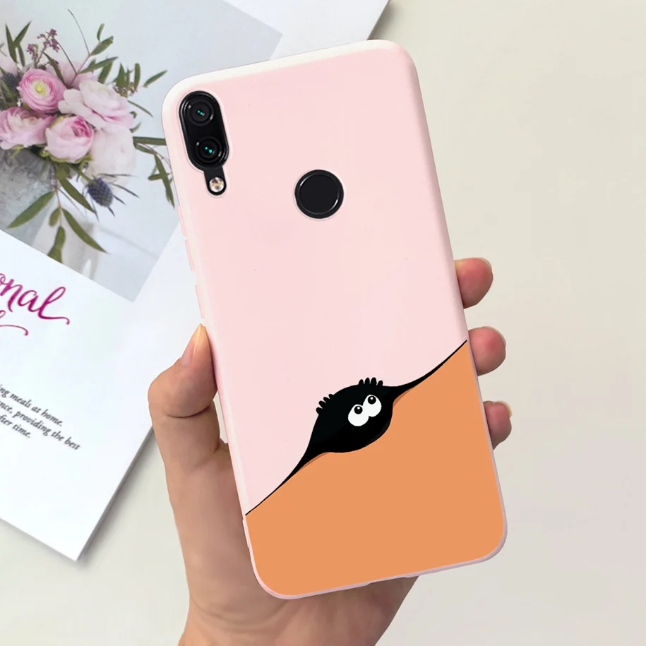 Phone Case Phone Protector Cover For Xiaomi Redmi Note 7 Pro Soft Silicone Cartoon Cover
