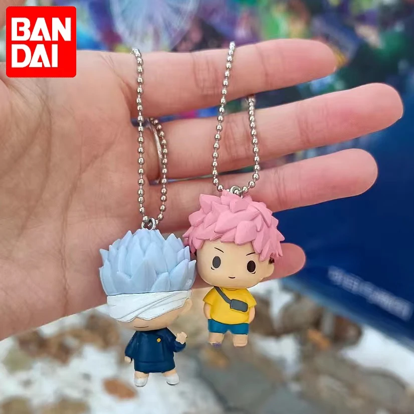

Jujutsu Kaisen Cute Itadori Yuji Keyring Anime Figure Satoru Gojo Decorate Model Doll Bag Pendant KeyRing Figurine Toy Gifts
