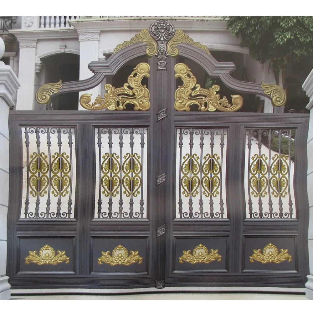

Driveway Aluminum Gate Swing Sliding Automatic Iron Doors For Home Villa