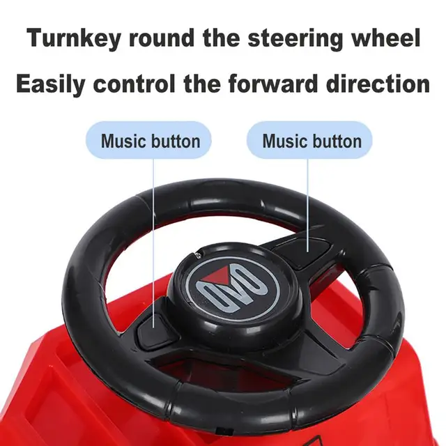 Kids'S Ride-On Toys Children'S Beach Toy Car Construction Vehicle Bulldozer Excavator Model Tricycle Scooter Sliding Walker Gift 5