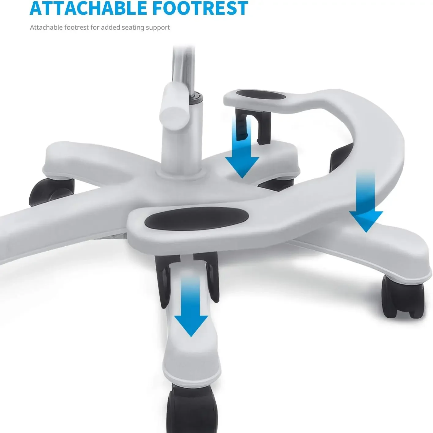 NEW-Kids Desk Chair, Ergonomic Design Desk Chair with Footrest, Height Adjustable Seat, Comfy Comfortable Cushion Computer Task