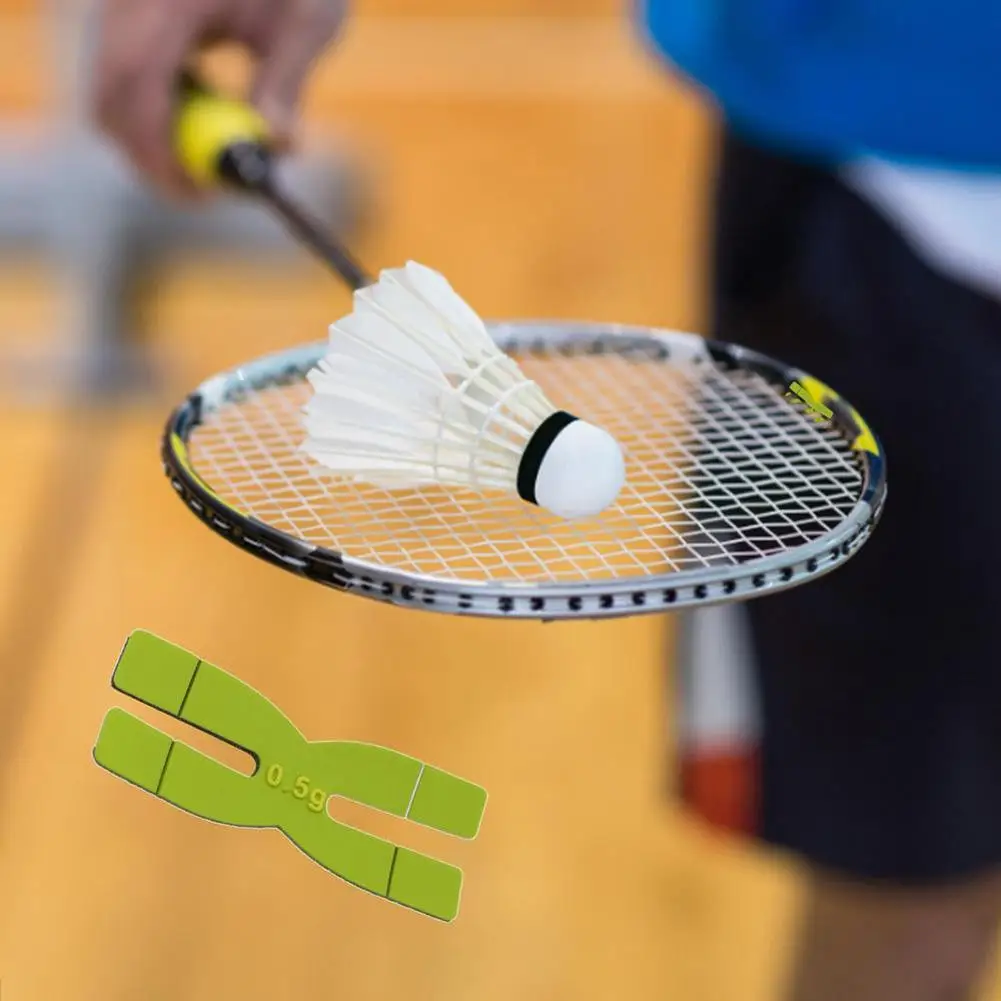 

4pcs 0.5g Badminton Racket Weight H-shape/i-shape Design Racket Head Balance Strips For Weight Balance