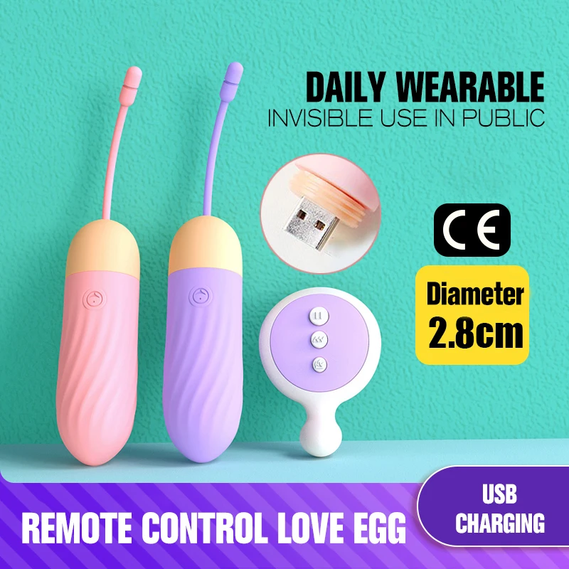 

Bullet Vibrator Wireless Remote Control Vibrating Eggs G- Spot Clitoris Stimulator Vaginal Massage Ball Powerful Woman Sex Toys