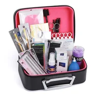 Kit professionnel d'extension de faux cils, colle d'extension de cils de greffage, ensemble de permanente de cils bricolage, outils de curling de cils, 22 en 1 3