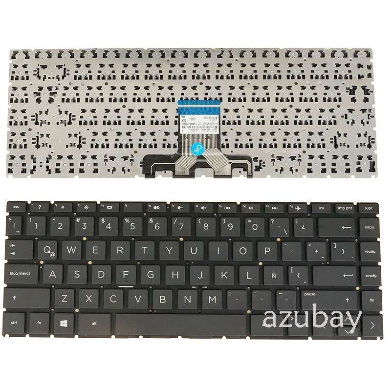 Teclado Espanhol para hp L23239161 L15599-161 L47859-161 L15601-161 Hpm17k2 Sn81712 9z.nf2sv.61e Nsk-xm6sv Hpm17k23la39310 - Imagem 5