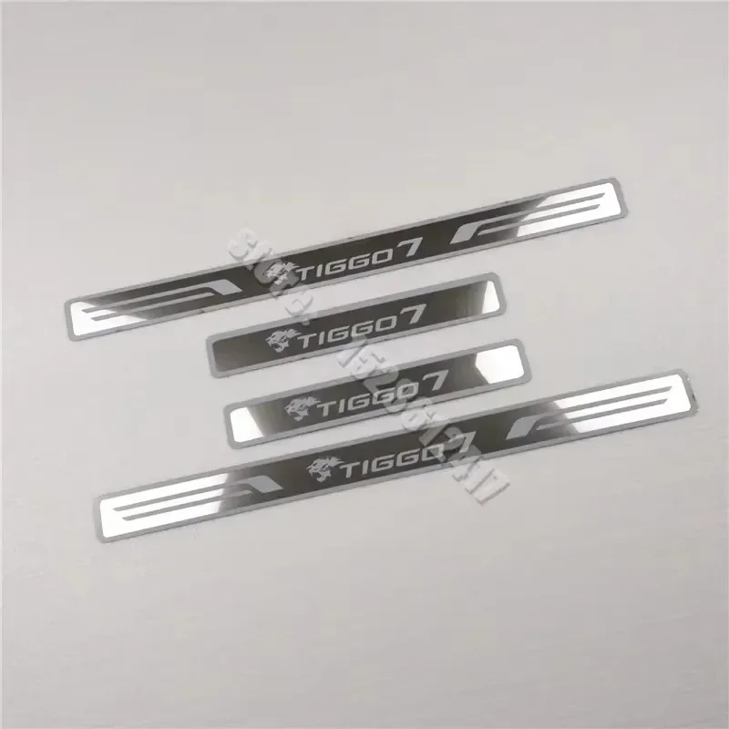 Chery Tiggo 7 Pro Door Sill Scuff Plates (Stainless Steel) view 3