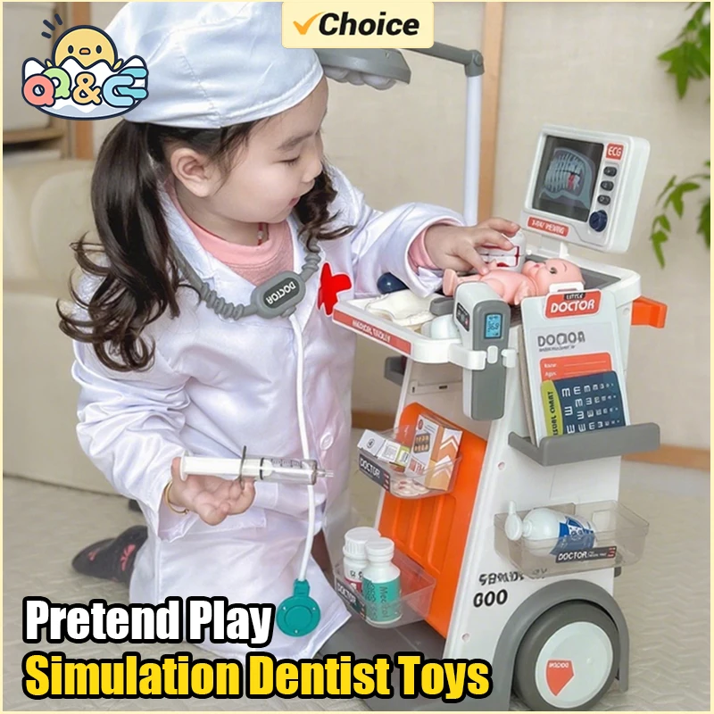 Kids Doctor Playset Medical Equipment Toy Kit