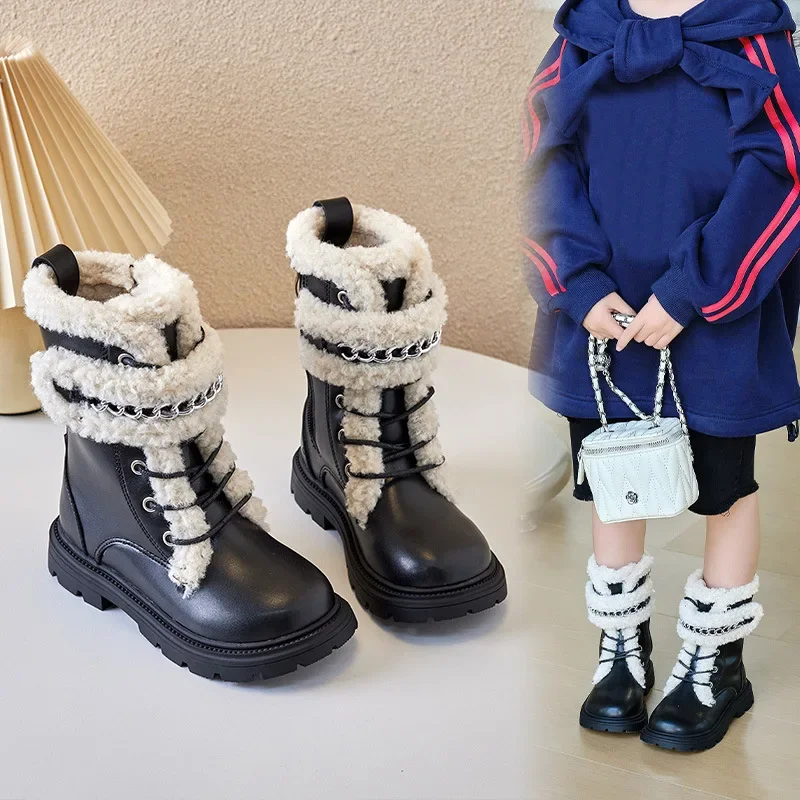 Cotton Kids Snow Boots Autumn Winter