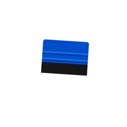 Precision Felt Edge Squeegee for Smooth, Scratch - Free Application (1Pc Blue)