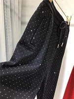 Plus Size L-4XL 150KG Women's Fleece Sweatpants 2024 New Red Diamond Stamping Harem Pants Autumn/winter Casual Female Trousers - Image 2